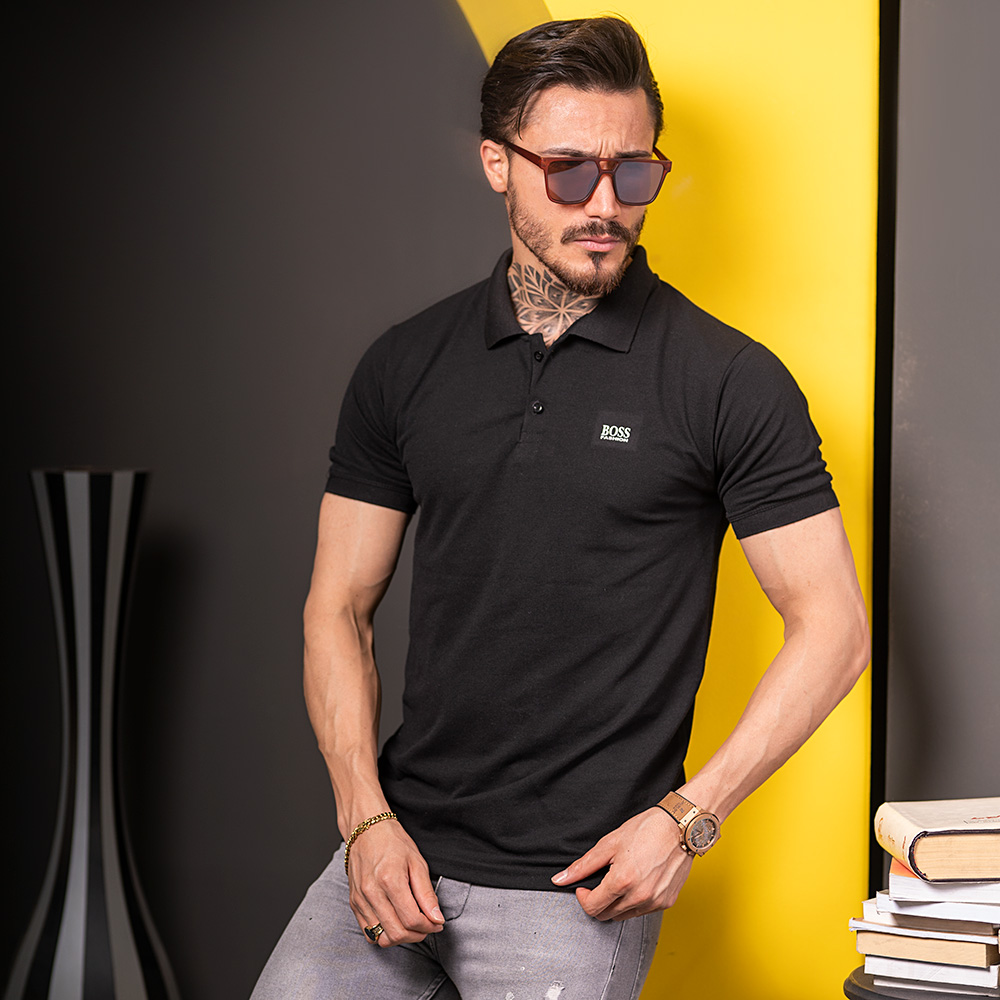 پولو شرت جودون boss مشکی